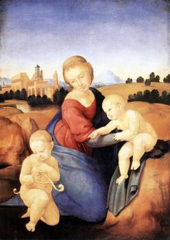 拉斐爾 Madonna and Child with the Infant St John 拉斐爾 Madonna and Child with the Infant St John